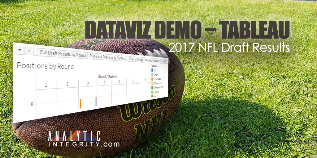 DataViz Demo – Tableau – 2017 NFL Draft Results